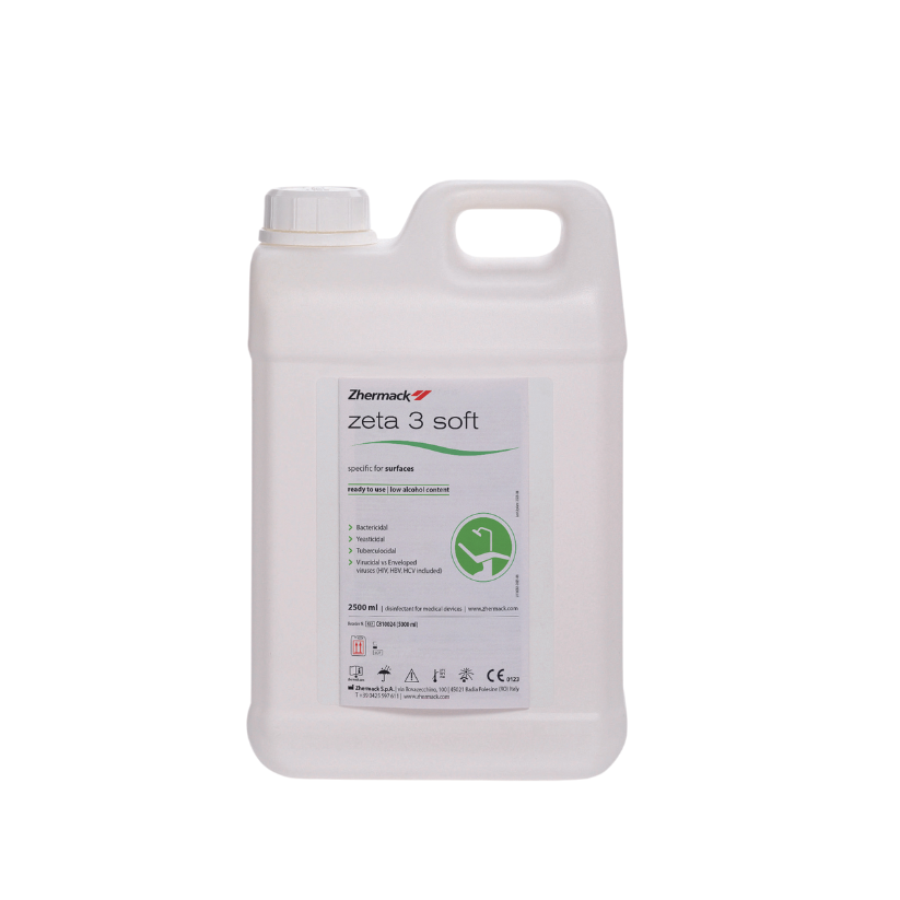 Zeta 3 Soft Classic Alcohol Refill 5000ml Zeta 3 Foam Alcohol Free Spray 750ml (Disinfectant for Surface) Zhermack