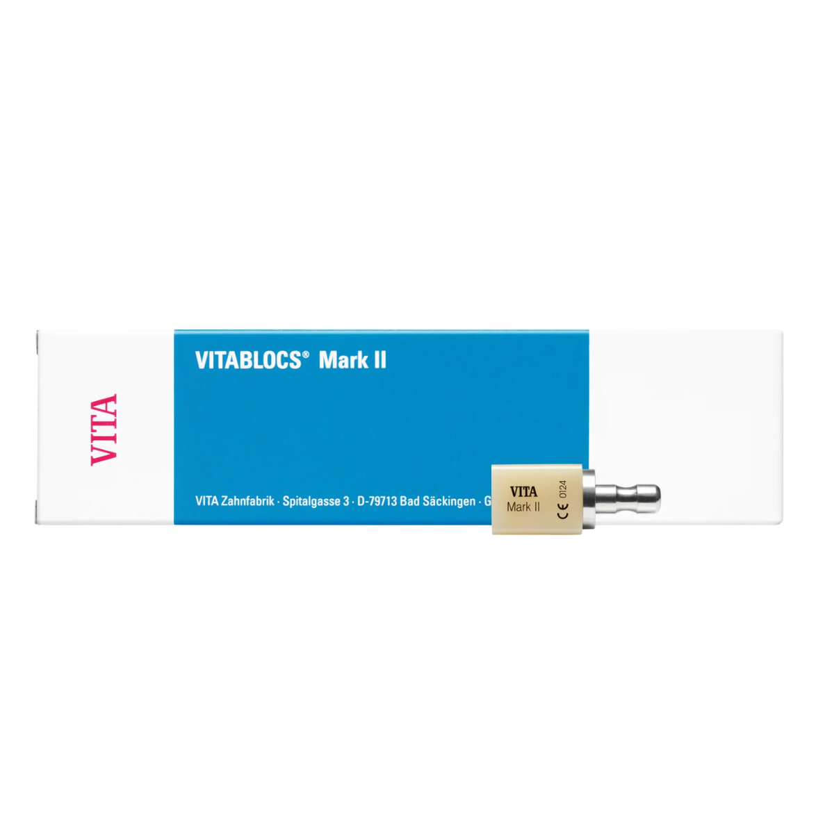 VITABLOCS® Mark II (monochromatic feldspar) UNIVERSAL,I-Size 14, (12 x 14 x 18mm) 5pcs/box VITA Zahnfabrik