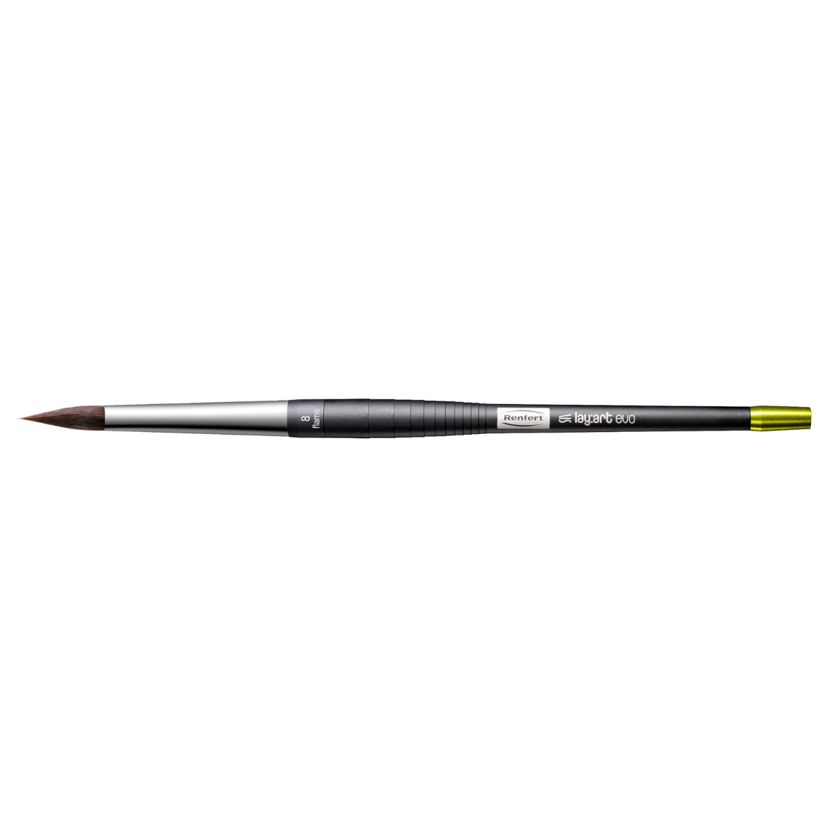Brush lay:art evo size 8 flame