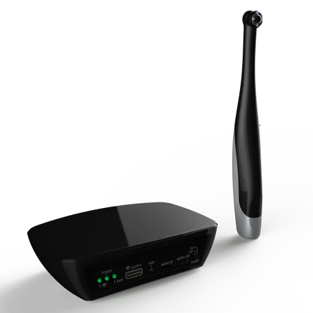 Wireless Full HD Intraoral Camera w/ USB, HDMI and SD Card + Detector function to detect Dental Plaque & Dental Calculus Abeltech