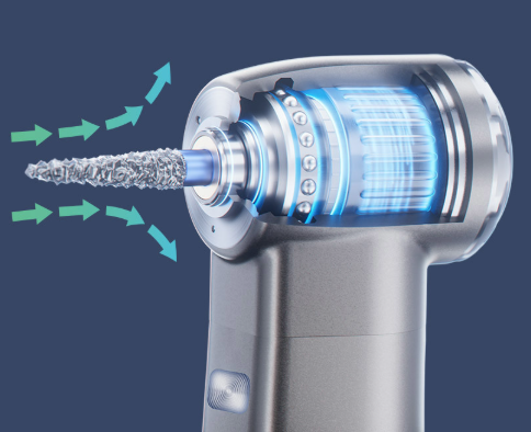 1:5 MINI: Low speed Electric Handpiece Mini Head with Optical Fiber rod LED Jinme