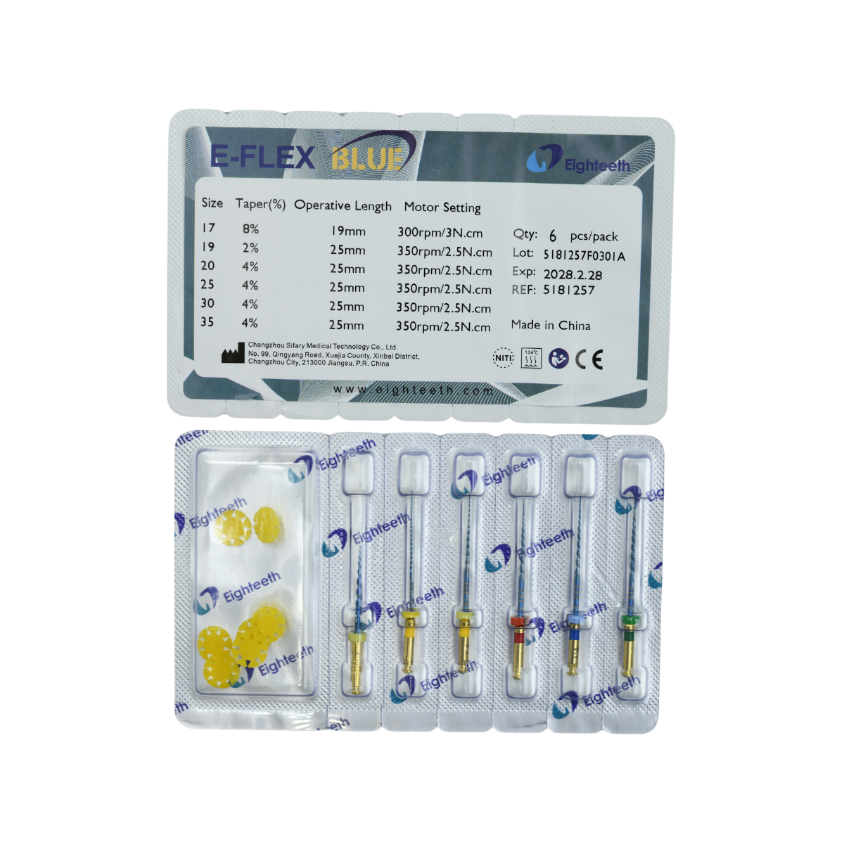 E-FLEX BLUE Eighteeth