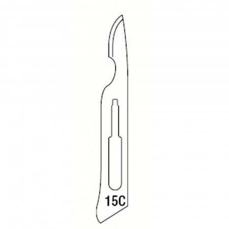 SCALPEL BLADES N.15C - 100 pcs Coricama