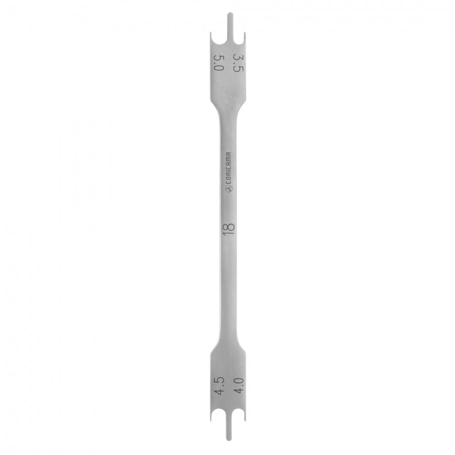 BRACKET HEIGHT GAUGE SLOT 018 (Stainless Steel) Coricama