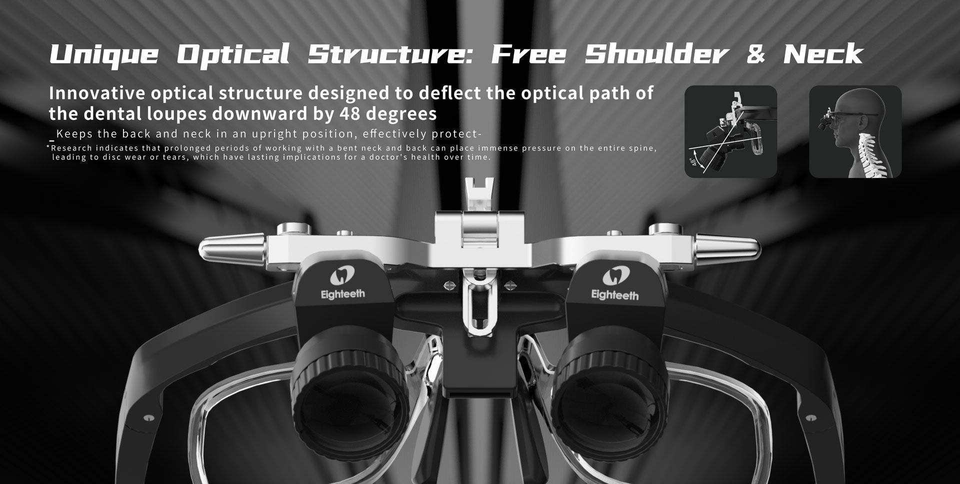 Brilliance 48° Pro - Surgical Binocular Loupes Eighteeth