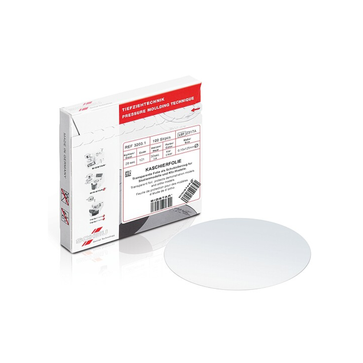Transparent Coating Foil Scheu