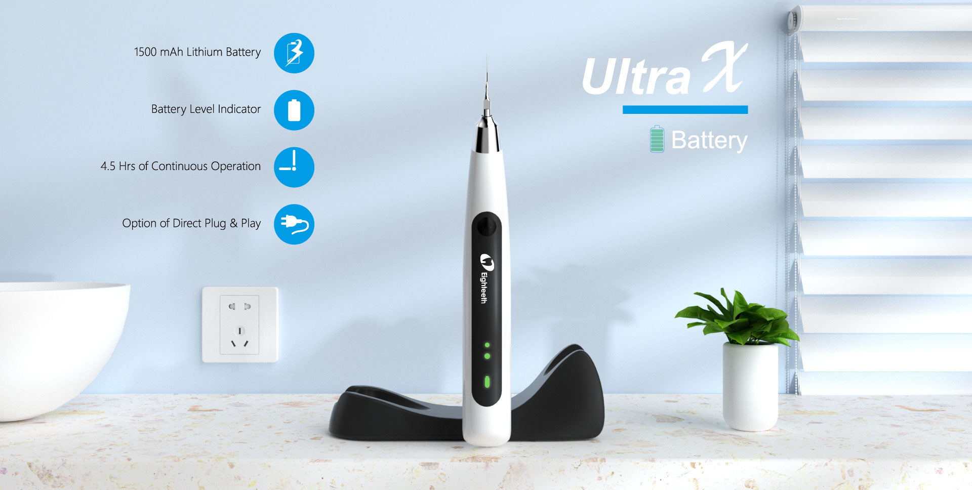 Ultra X - Ultrasonic Device (Metal Eighteeth